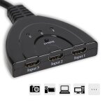 3 port hdmi commutateur 3x1 auto switch avec 3ft pigtail câble prise en charge audio 3d hd 1080p 3 port hdmi commutateur 3x1 auto switch avec 3ft pigtail câble prise en charge audio 3d hd 1080p