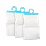 3 sachets absorbeurs dhumidit  suspendre spcial vtements