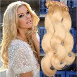 3 tissage bresilien blond body wave virgin hair 100g / pcs