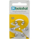 30 piles auditives a10 - piles 10 p10 pr70 zl4 jaune - 145 v - 100 mah