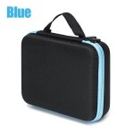 30 slots huile essentielle bouteille stockage rangement bote sac case 10ml bleu