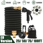 Tuyau darrosage - tempsa - 30m - flexible - 8 modes de pulv�risation - noir