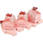 30pcs bo�tes � drag�es pour mariage bapt�me f�te contenant drag�es en papier avec motif � fleurs et papillon ...