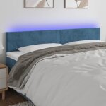 Vidaxl t�te de lit � led meuble de chambre � coucher accessoire de lit double t�te de cadre de lit int�rieur ...