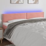 Vidaxl t�te de lit � led meuble de chambre � coucher accessoire de lit double t�te de cadre de lit int�rieur ...