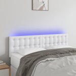Vidaxl t�te de lit � led meuble de chambre � coucher accessoire de lit double t�te de cadre de lit int�rieur ...
