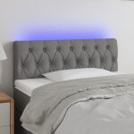 Vidaxl t�te de lit � led meuble de chambre � coucher accessoire de lit simple t�te de cadre de lit int�rieur ...