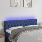 Vidaxl t�te de lit � led meuble de chambre � coucher accessoire de lit double t�te de cadre de lit int�rieur ...