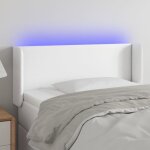 Vidaxl t�te de lit � led meuble de chambre � coucher accessoire de lit simple t�te de cadre de lit int�rieur ...