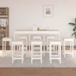 Vidaxl ensemble de bar 9 pcs ensemble de meubles de bistro meubles de salle  manger cuisine mobilier ...