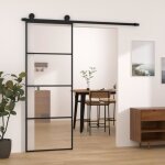 Vidaxl porte coulissante avec kit de guincaillerie porte givrée rail coulissant butées de porte bloc ... Vidaxl porte coulissante avec kit de guincaillerie porte givrée rail coulissant butées de porte bloc ...