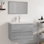 3152877 vidaxl meubles de salle de bain sonoma gris bois dingnierie