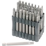 Embouts pour visseuse portative - pearl - lot de 32 - chrome vanadium - cruciforme - plat - torx