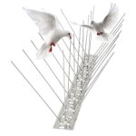 330cm de pics anti pigeons en acier inoxydable repulsif oiseaux pics anti pigeons anti corbeaux en acier ...