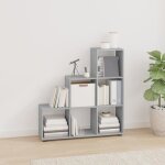 342607 vidaxl bibliothque escalier sonoma gris 107 cm bois dingnierie