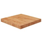 343057 vidaxl dessus de table carré marron clair 40x40x4 cm bois chêne traité 343057 vidaxl dessus de table carré marron clair 40x40x4 cm bois chêne traité