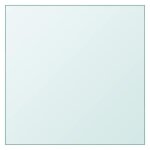 345071 vidaxl dessus de table transparent 40x40 cm verre tremp