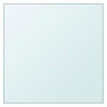 345072 vidaxl dessus de table transparent 50x50 cm verre tremp