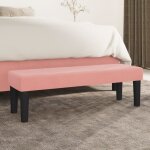 346671 vidaxl banc rose 100x30x30 cm velours 346671 vidaxl banc rose 100x30x30 cm velours