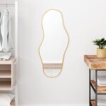 Vidaxl mural miroir de maquillage coiffeuse cosm�tique d�coration de chambre � coucher salle de bain ...
