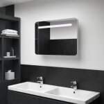 3489joliarmoire de salle de bain  miroir led 70x95x55 cm chic meuble professionnel dimension:70 x 95 ...