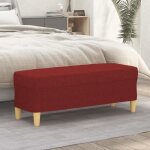 349381 vidaxl banc rouge bordeaux 100x35x41 cm tissu 349381 vidaxl banc rouge bordeaux 100x35x41 cm tissu