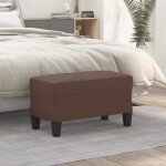 349441 vidaxl banc marron 70x35x41 cm similicuir