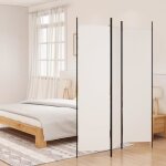 Vidaxl cloison de sparation 3 panneaux sparateur de pice pliable diviseur cran dintimit paravent ...