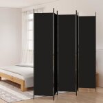 Vidaxl cloison de s�paration 5 panneaux s�parateur de pi�ce pliable diviseur �cran dintimit� paravent ...
