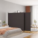 Vidaxl cloison de s�paration 3 panneaux s�parateur de pi�ce pliable diviseur �cran dintimit� paravent ...