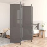 Vidaxl cloison de s�paration 4 panneaux s�parateur de pi�ce pliable diviseur �cran dintimit� paravent ...