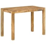 350313 vidaxl table � d�ner 110x55x76 cm bois de manguier massif