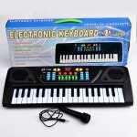 37 touches clavier lectronique piano jouet musical pour enfants 3768 - noir