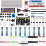 37 valeurs 480 pices kit amusant de composants lectroniques avec module dalimentation potentiomtre ...