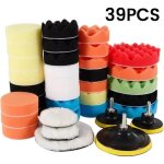 39pcs �ponge polissage pad polissage mini kit de polissage auto tampon de polissage voiture tampons � ...