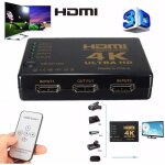 Commutateur hdmi - tempsa - 5 ports - 4k - t�l�commande incluse - noir