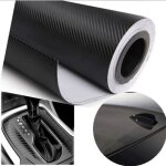 Autocollant de voiture - getek - film vinyle carbone - 50cm x 127cm - r�sistant aux uv - auto - adh�sif ...