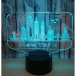 3d lampe optique illusion veilleuse new york forme 7 couleurs changeantes touch night lightmeilleur chambre ...