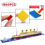 3d maquettes de navires - roleader - lot de 1860 mini blocs de construction titanic - micro mini bricolage ...