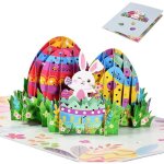 3d p�ques cartecarte de p�ques pop - upcartes de voeux de p�ques 3dcarte de v?ux pop - upcadeau de vacances ...