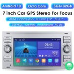 3g + 32g 2din android 10 autoradio gps pour ford mondeo s - max focus c - max galaxy fiesta transit fusion ...