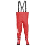 3kamido enfant cuissardes de p�che 21 - 36 eu taille ajustable waders bottes de p�che - spider rouge