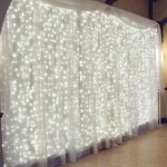 Guirlande lumineuse led - 3m x 3m - 300 led - blanc - 10w - int�rieur