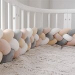 3m tour3m tour de lit coussin serpent coussin tress pare - chocs velours protection bb scurit 100%fait ...