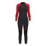 3mm v�tements de surf coupe - froid pour femmes full body long sleeves back zip winter swim �paississement ...