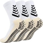 3paires chaussettes de foot antidrapante chaussettes de sport respirable anti - ampoules pour football ...