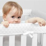 3pcs protection de rail de berceauprot�ge - bords de lit b�b� protection de dentition pour b�b�rails ...