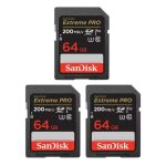 Carte mmoire - sandisk - extreme pro - 64go - 200mo / s - uhs - i 2022