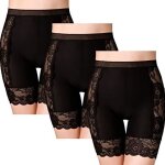 Shorts anti - frottement cuisse - marque - modle - dentelle - femme - noir