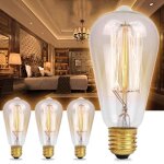 3x e27 ampoules  incandescence vintage rtro edison 40w e27 220v style industrielle ampoule antique ...